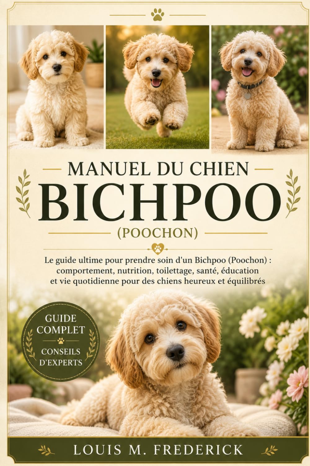 MANUEL DU CHIEN BICHPOO: Le guide ultime pour prendre soin d'un Bichpoo (Poochon) : comportement, nutrition, toilettage, santé, éducation et vie quotidienne pour des chiens heureux et équilibrés