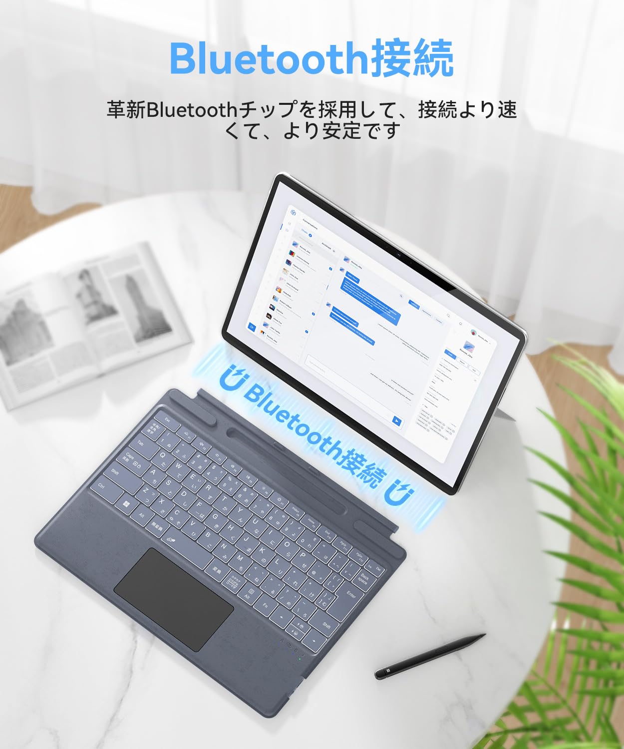 Amazon | Omikamo Surface Pro キーボード ワイヤレス Surface Pro 8/9