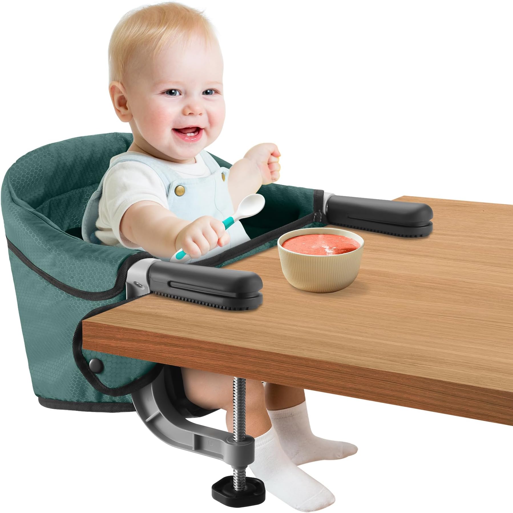 Portable Hook On Chair, Clipon High Chair with Animal