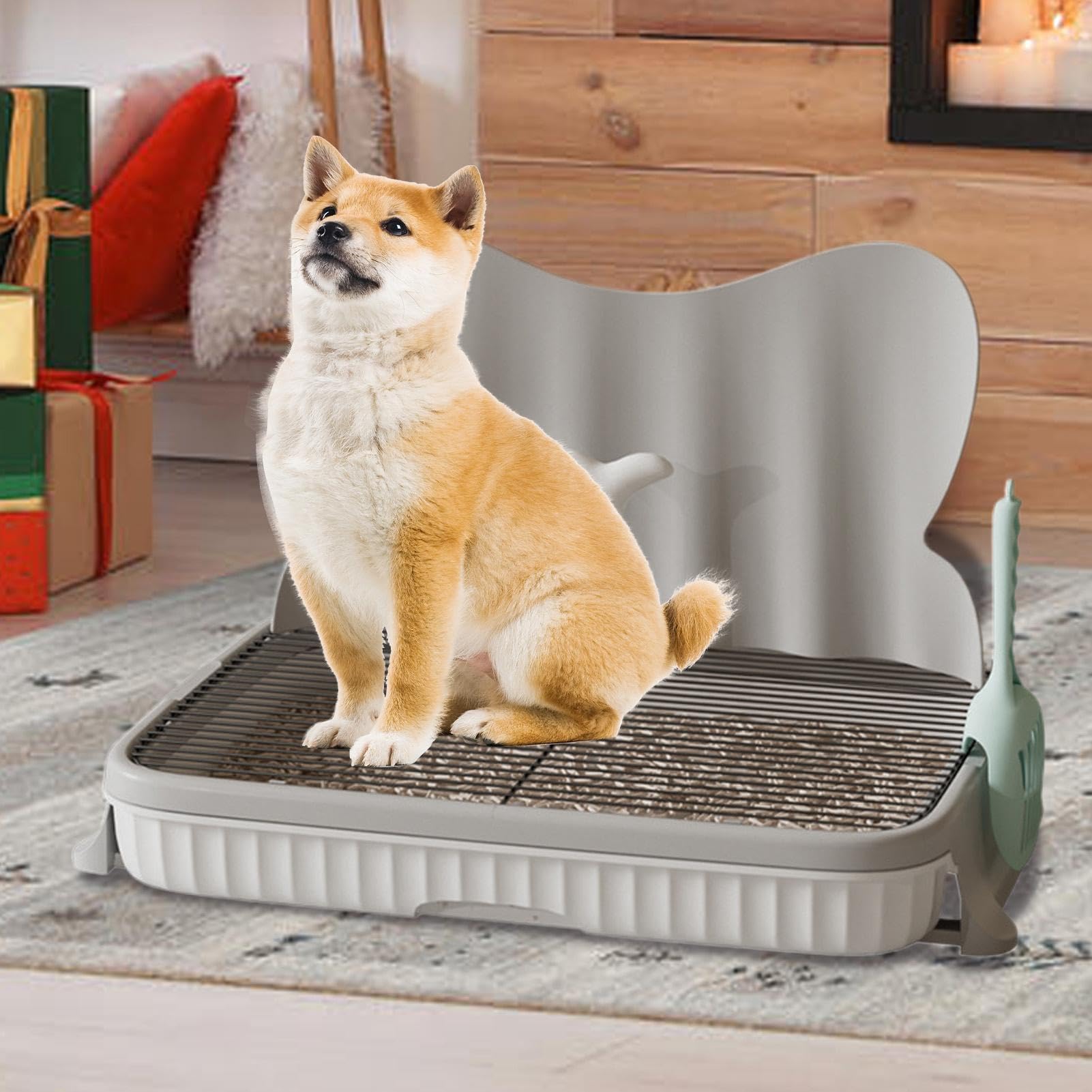 Tragbares Töpfchen für Hunde, Katzentoilette für Badezimmer | starke Belastung, multifunktionales Hundetraining, Welpentoilette, Innen-Töpfchen für
