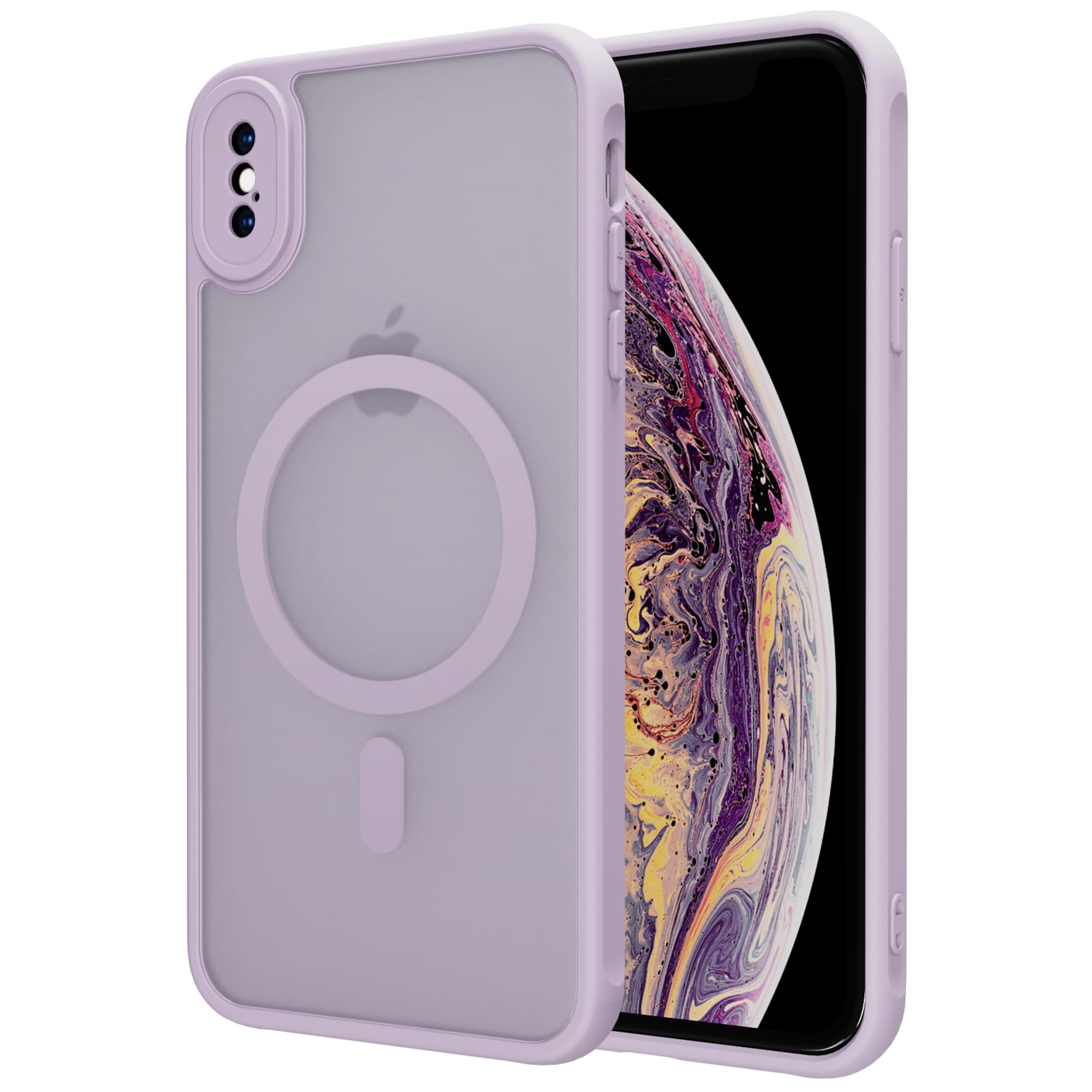 Amazon.co.jp: PINLISHENG iPhone xs/x ケースMagSafe対応 半透明