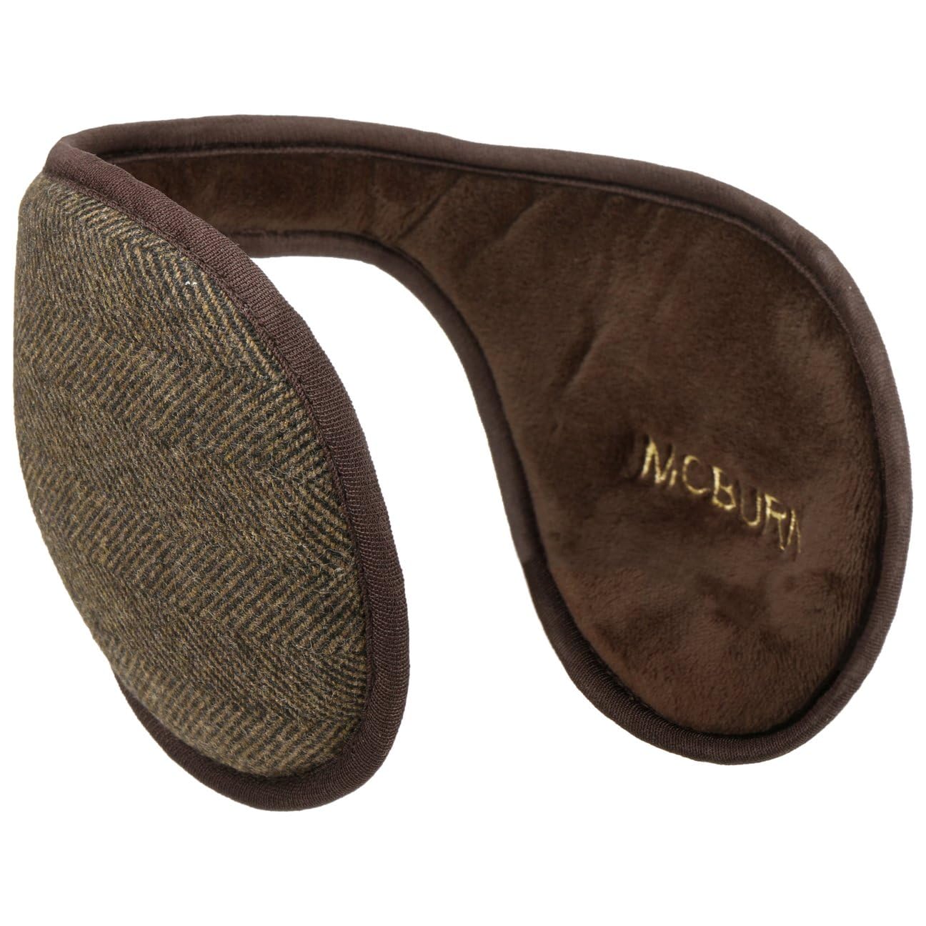 Mcburn Men's Brown Herringbone Earband By