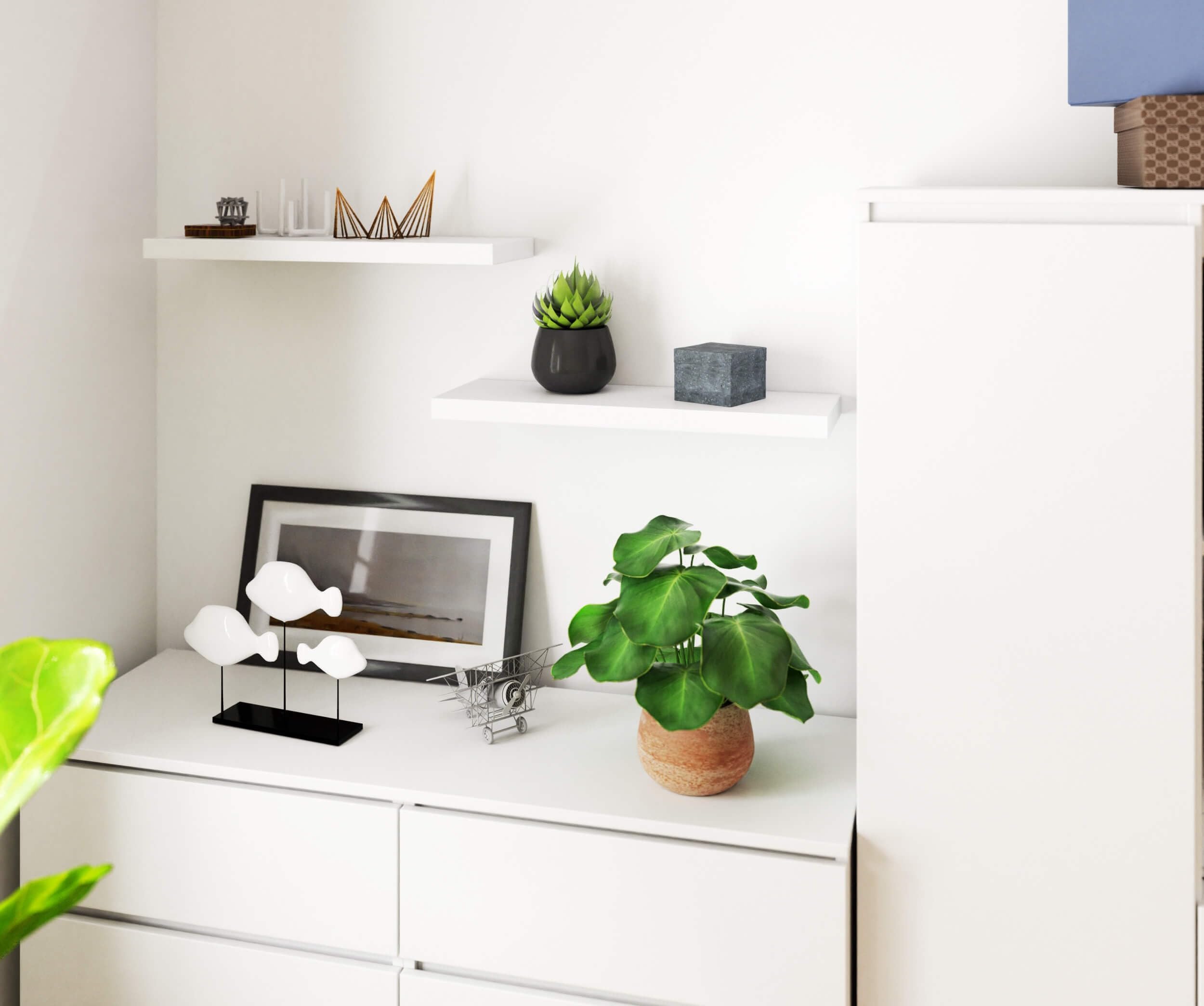 AKORD Wandregal PS-3 60cm - Modernes Bücherregal In Erle Farbe