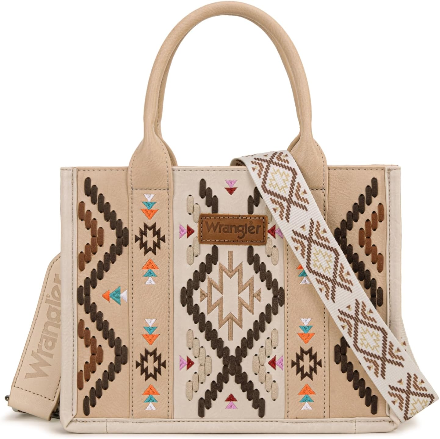 Montana West Wrangler Aztec Tote Bag for Women Western Top Handle Handbags and Purses - Image 6