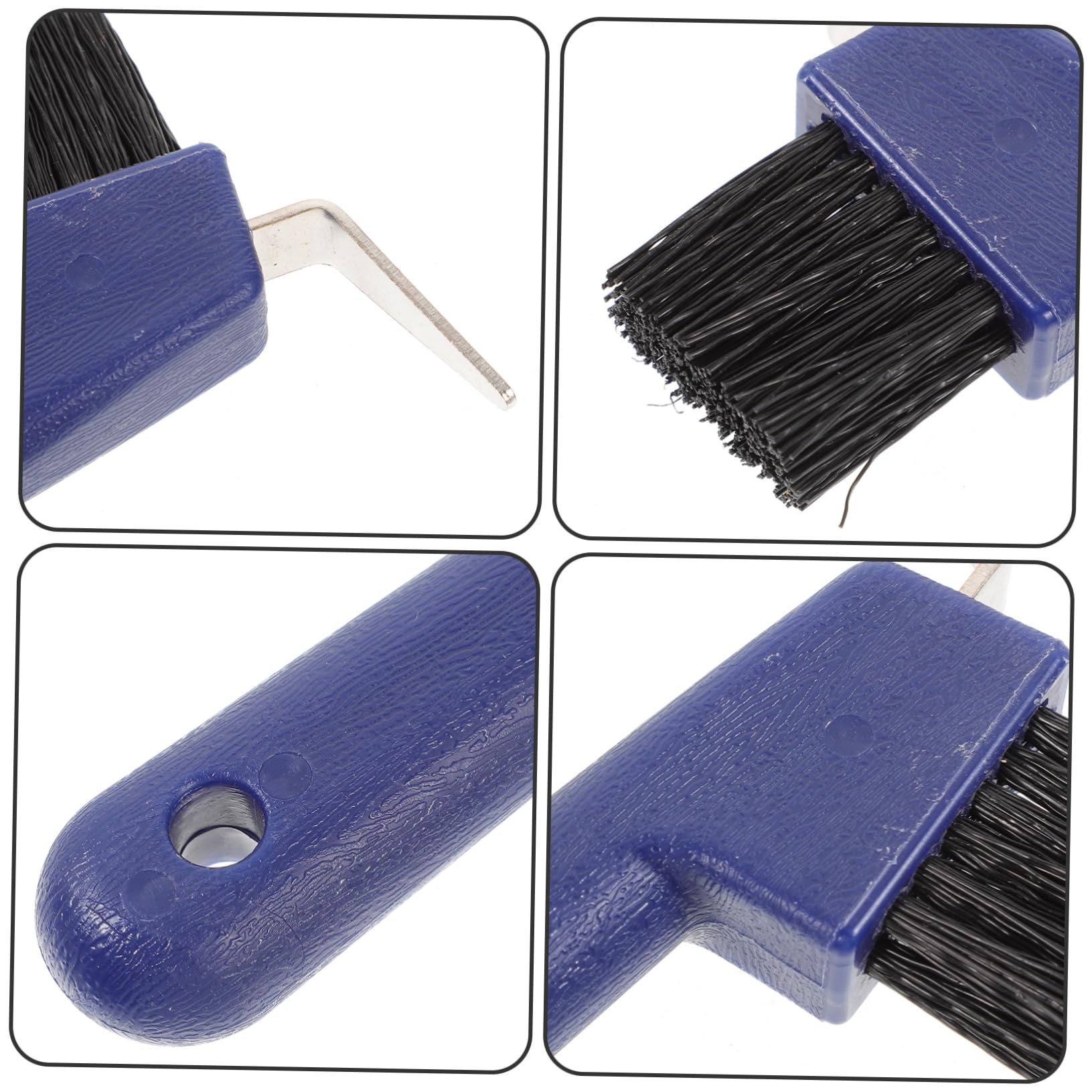 BCOATH Horse Hoof Care Tools Hoof Brush Set Grooming Horses Horseshoe Cleaning Brush Random