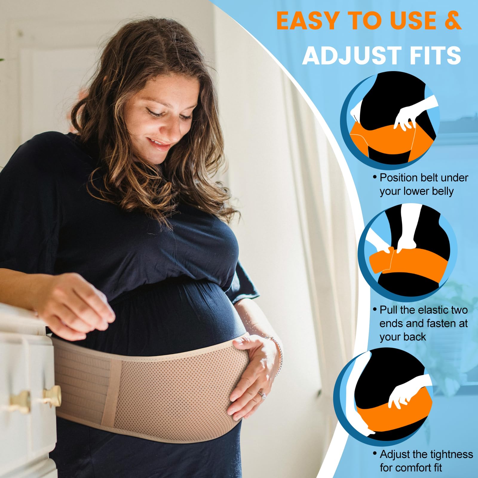 Pelvic Girdle Back Support For Pregnancy At Work Pregnancy Belly