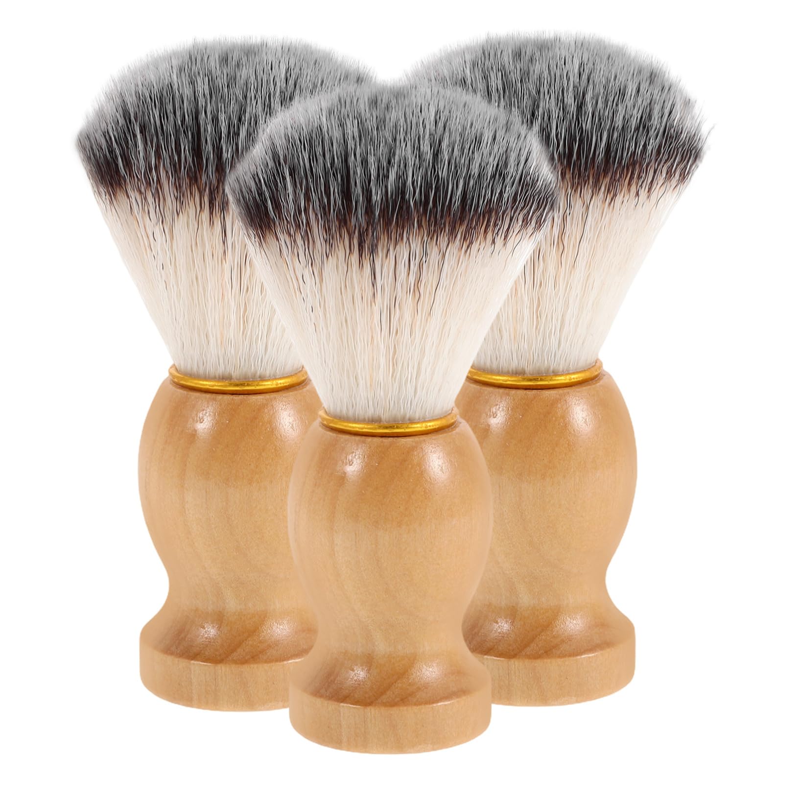 Didiseaon Men's Hair Salon Shaving Brush Facial Cleaning Brush Soft Bristle for Men Small Portable Barber Tool Grooming Supply