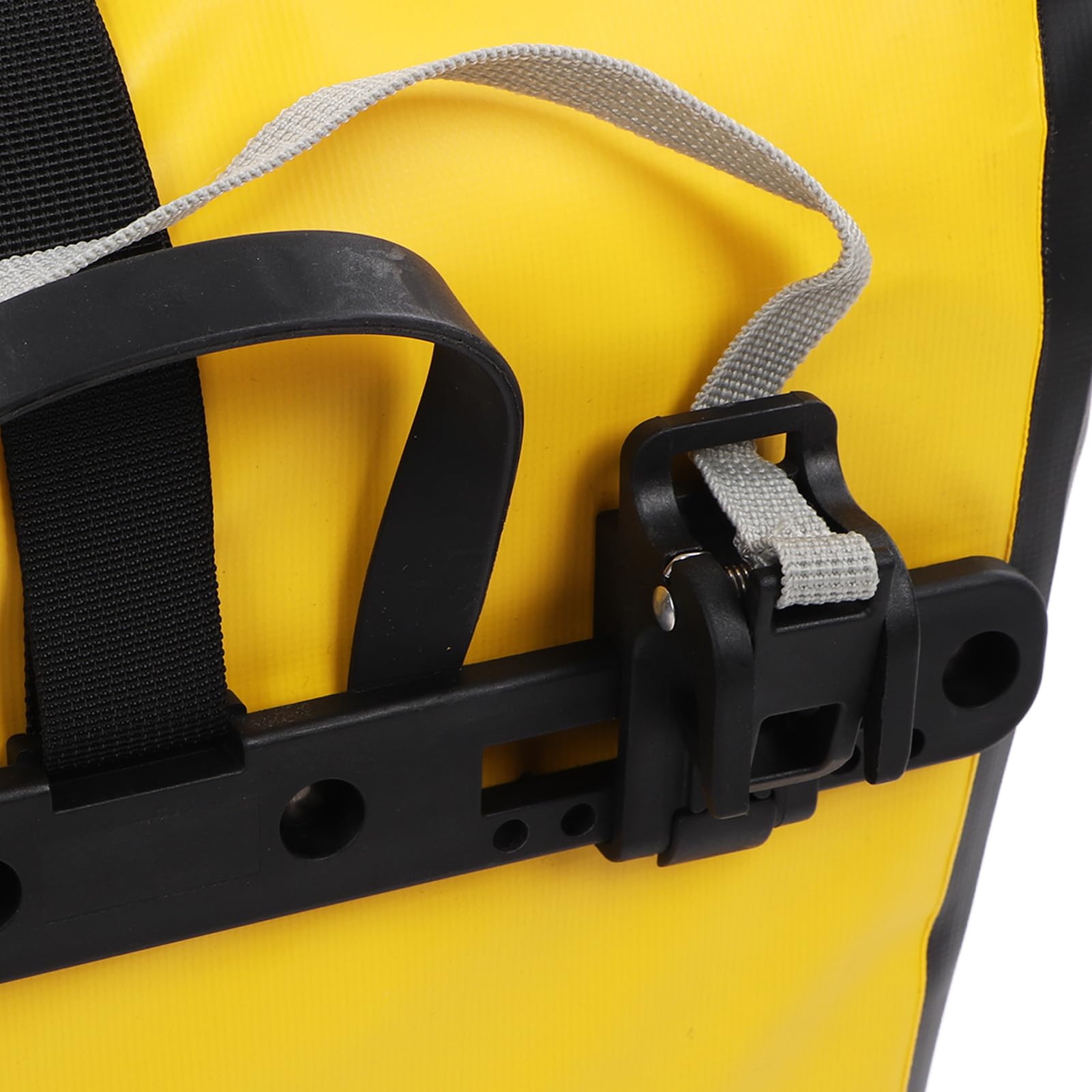Sakwa Rowerowa Żółta Torba na sakwę rowerową 500D PVC Doskonała trwałość Podczas Jazdy na Długich Dystansach (Pojemność 25L)