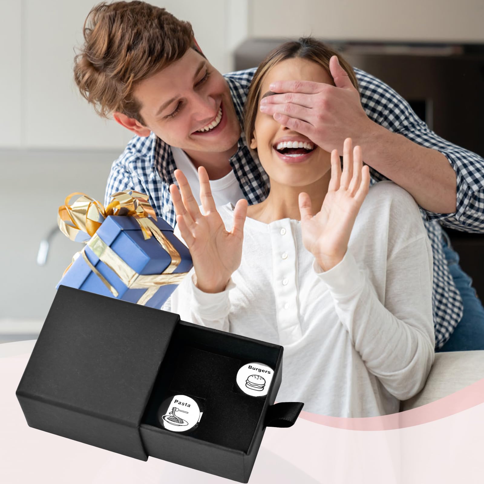 Lustige Essensentscheidungswürfel Aus Edelstahl – Perfekt Als Geschenk Für Ihn & Sie Zu Weihnachten, Valentinstag & Co.