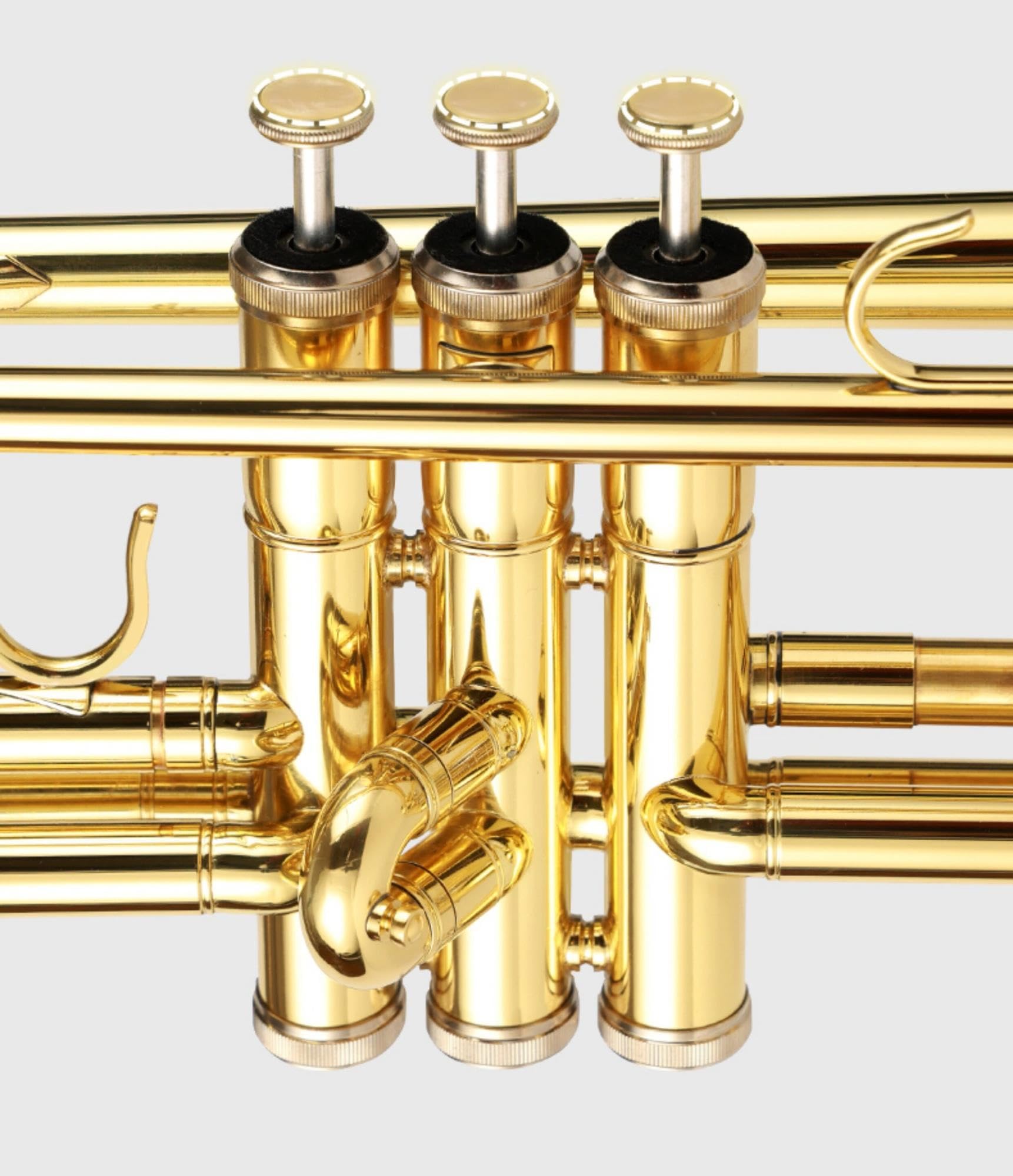 Trompeta Triple Plana En Si Bemol Profesional Trompeta Principiantes