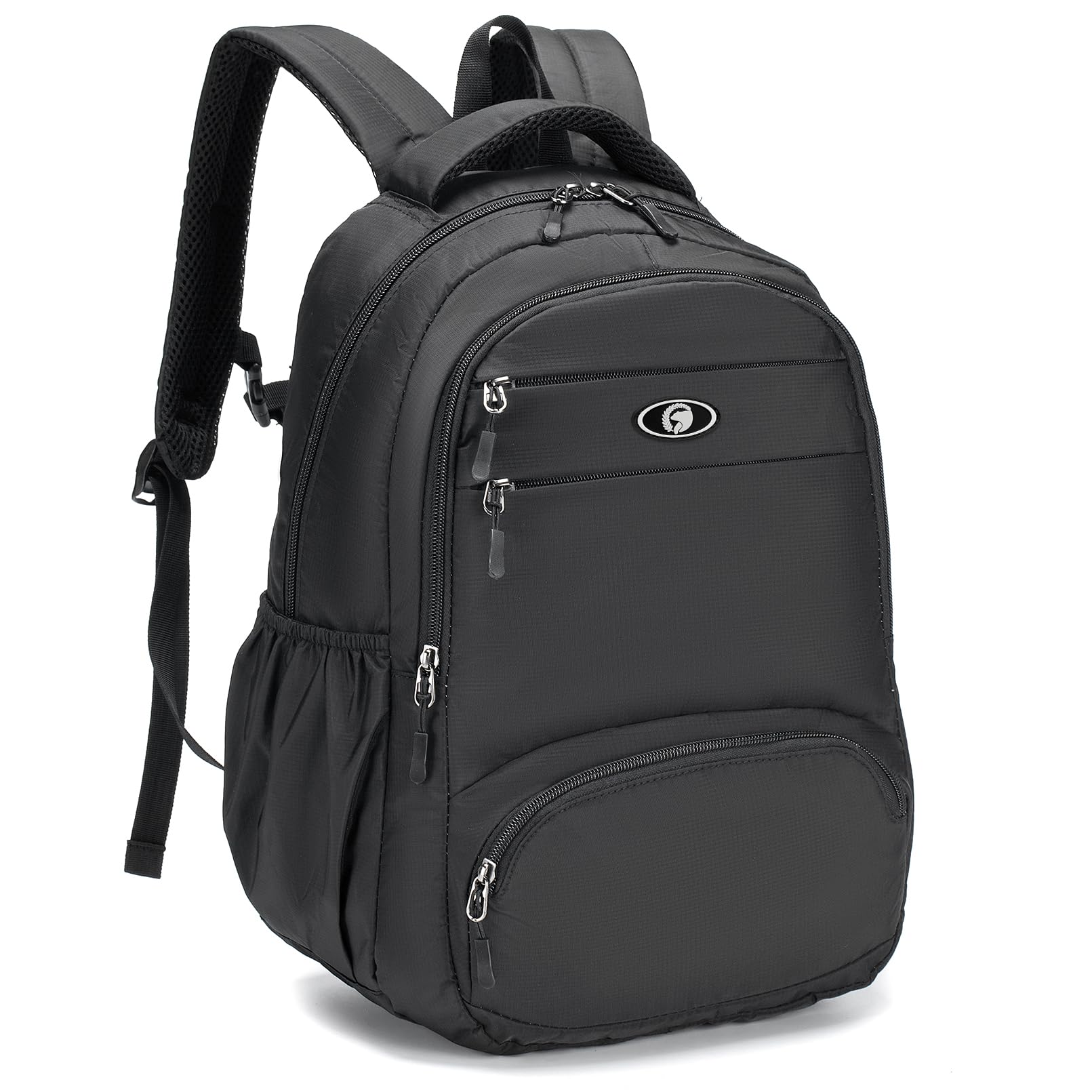 SPAHER Mochila Viaje Cabina Avion 40x30x15 Iberia Air Europa Maleta Equipaje de Mano British Airways 20L Mochilas Portatil Mujer Hombre Impermeable Pequeña para Trabajo Senderismo Escuela, Negro