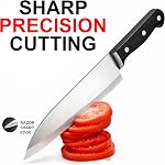 KNIVIUM Professional 8-Piece Kitchen Knife Set — Ultra-Sharp Stainless Steel Chef, Bread & Utility Knives with Kitchen Shears, Peeler & Sharpener