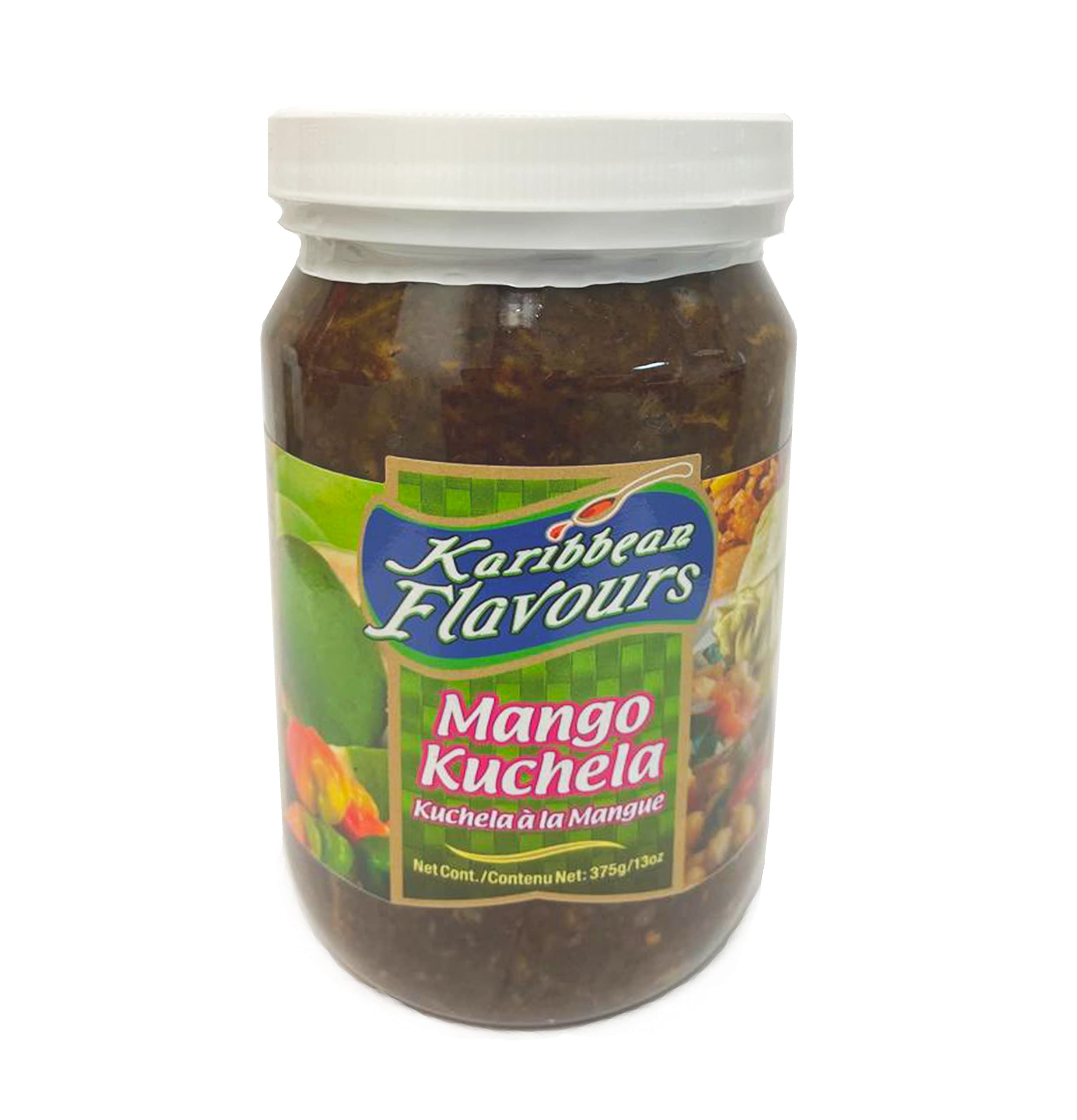 Spicy Mango Chutney Relish 13 Oz (Mango Kuchela) | Trinidad Speciality | Perfect Condiment To Sandwiches And Sides