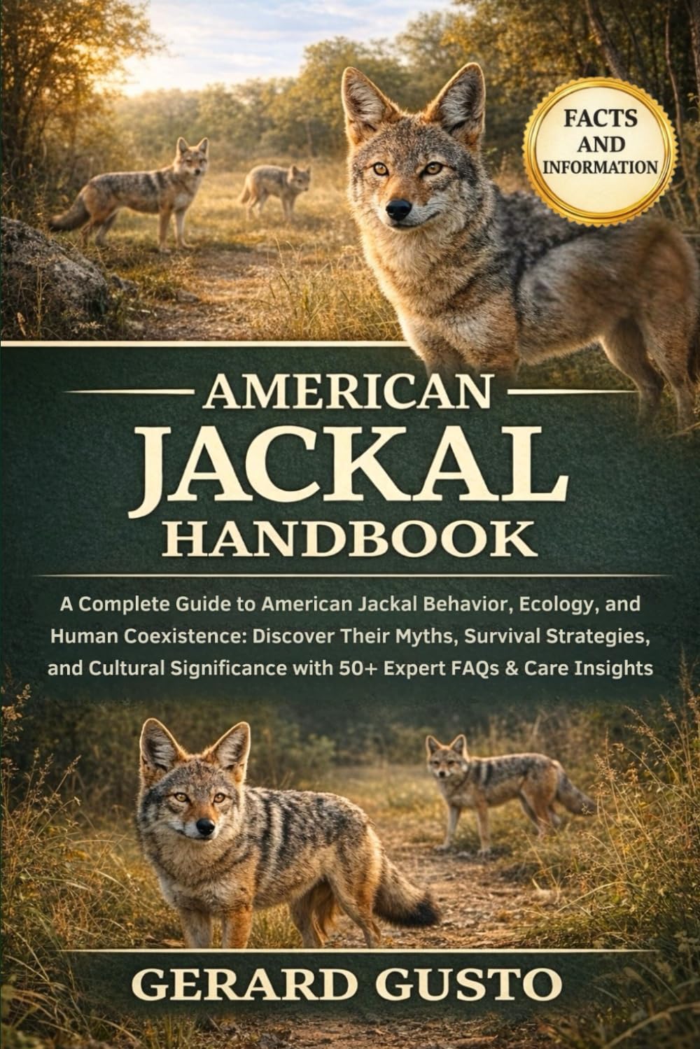 AMERICAN JACKAL HANDBOOK: A Complete Guide to American Jackal Behavior, Ecology, and Human Coexistence: Discover Their Myths, Survival Strategies, and ... with 50+ Expert FAQs & Care Insights