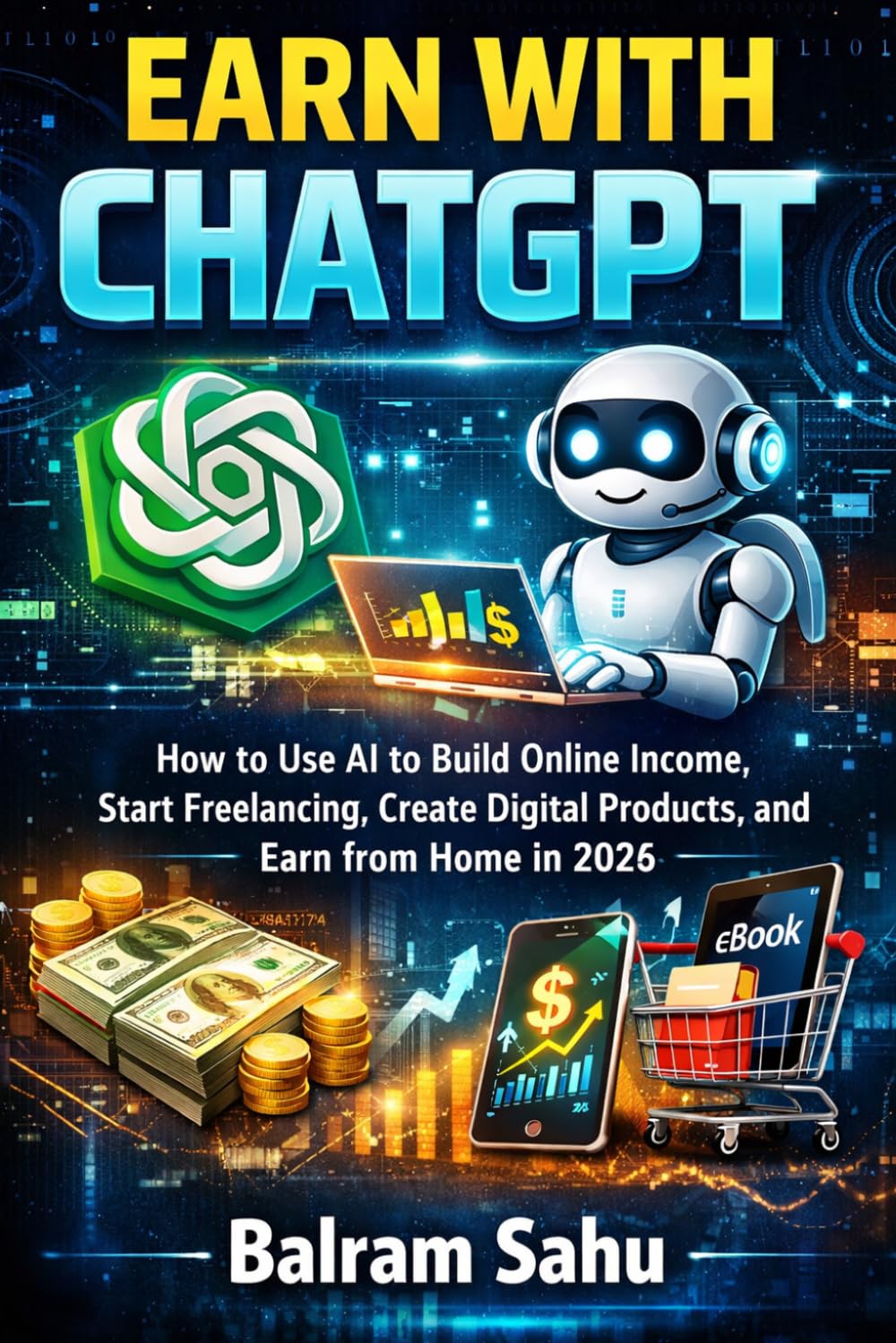 Earn with ChatGPT: How to Use AI to Build Online Income, Start Freelancing, Create Digital Products, and Earn from Home in 2026