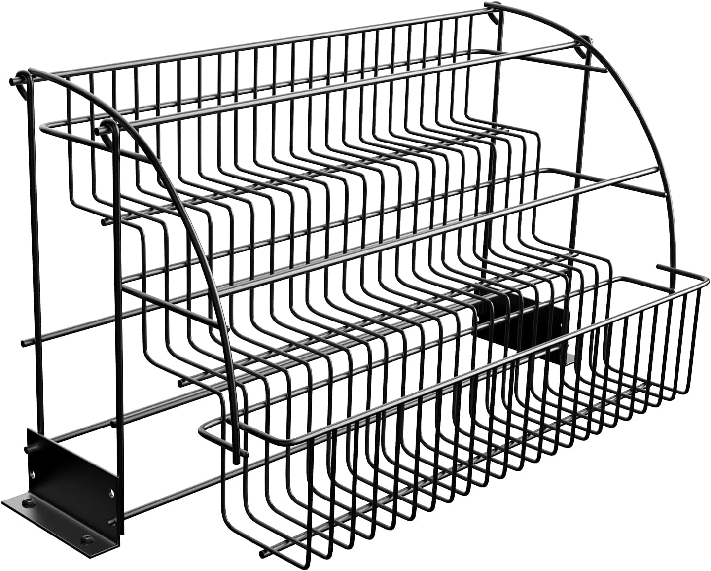 Amazon.com: Hardware Resources 3-Tier Pull Down Spice Rack - Chrome ...