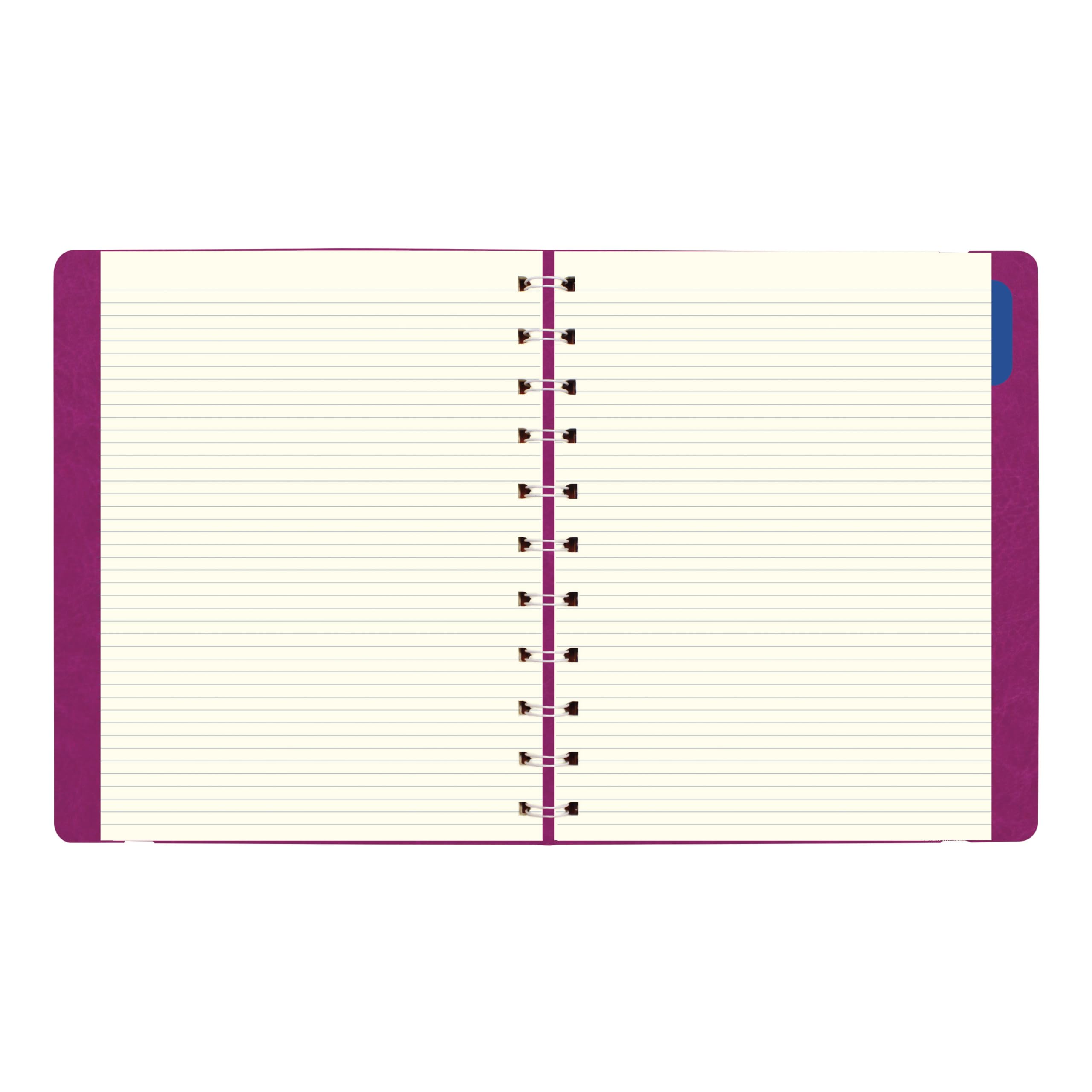 Filofax® Agenda mensual 2027, 17 meses, agosto de 2026 a diciembre de 2027, encuadernación de doble alambre, bilingüe, 27.6 x 21.6 cm, fucsia (C1811003)