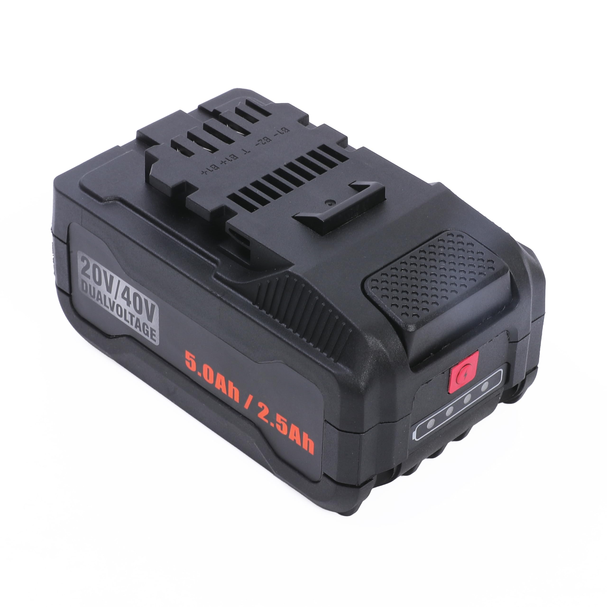 Zwei x 20/40V 5Ah/2.5Ah 90Wh Ersatz Li-Ionen-Batterie Kompatibel mit Ferrex20V40V Elektrogerät