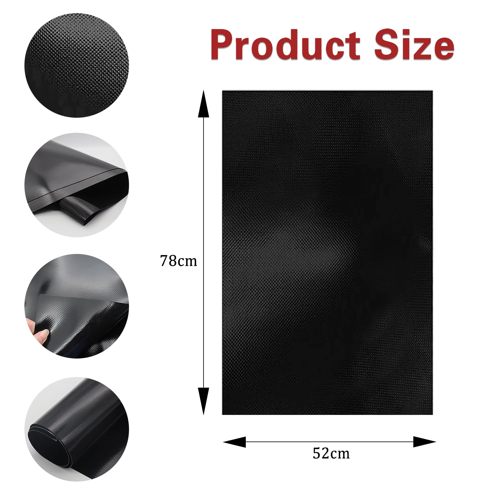 52x78cm Große Induktionsschutzmatte Silikon Induktionskochfeld Schutzmatte Induction Cooker Silikonmatte Rutschfest Induktion Herdschutz Matte Magnetisch für Induktionsherd