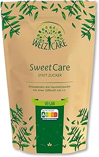SweetCare statt Kristallzucker – Zuckerersatz – Vegan – mit Erythritol und Stevia – Made in EU - 1 x 1Kg