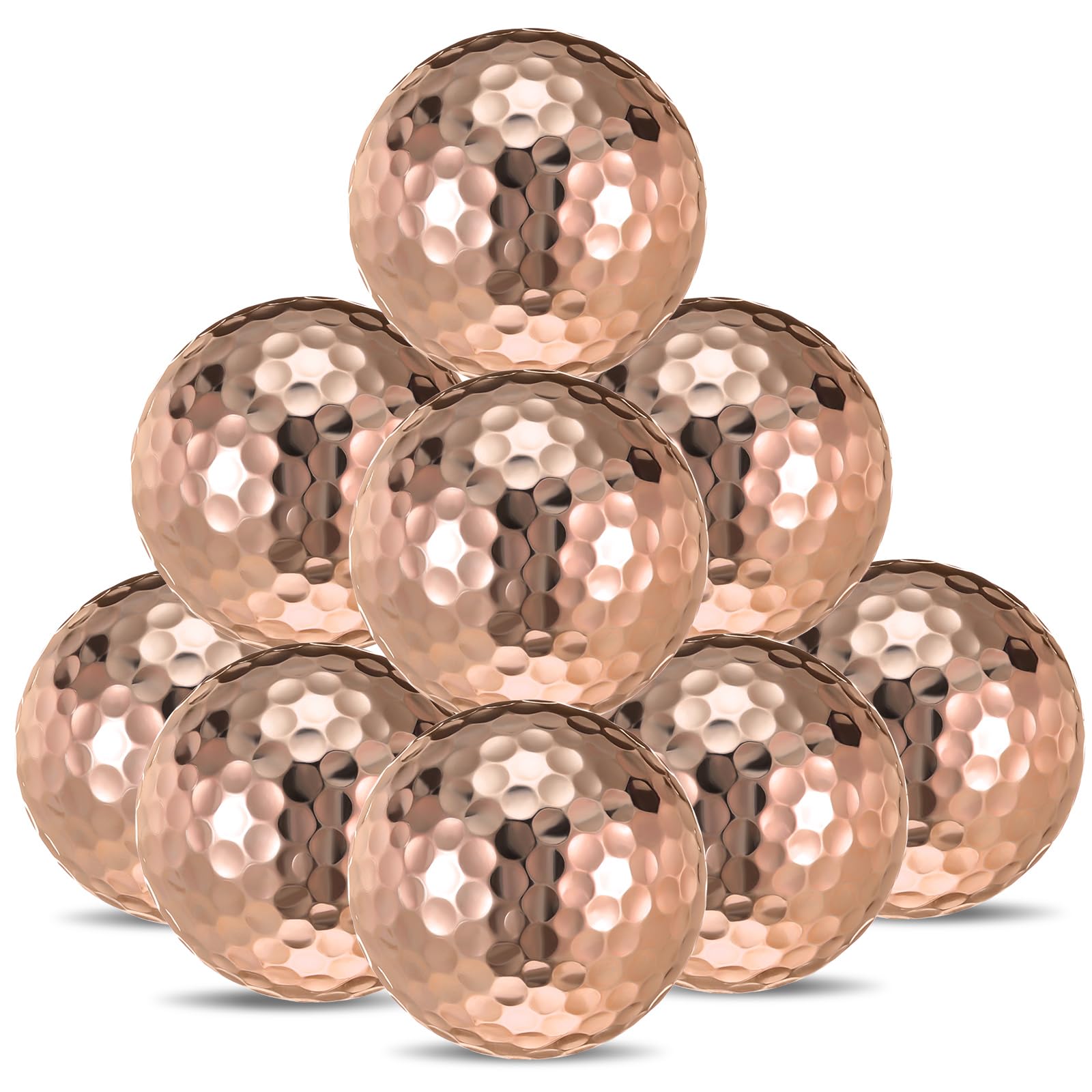 One Dozen Metallic Golf Balls for Women, Women's Golf Balls for Maximum Distance and Straighter Shots, Ideal Gift for Golfer, Gag Gift for Christmas Festival