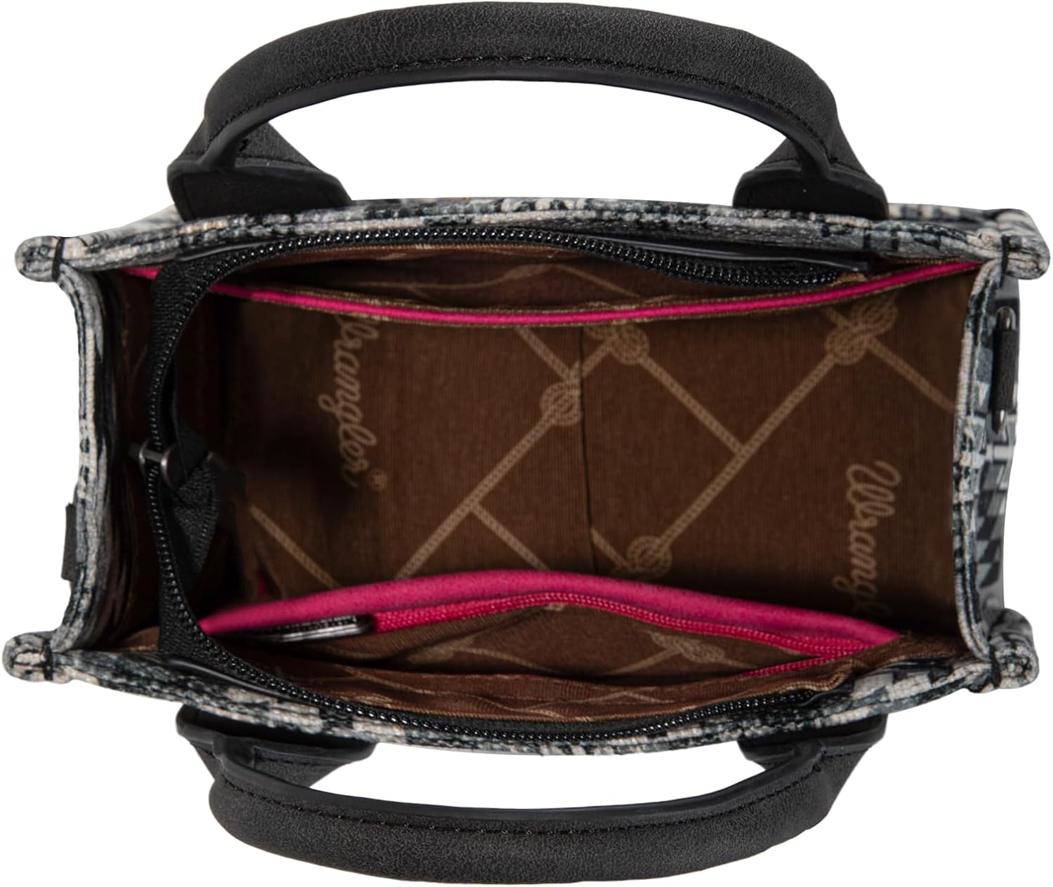 Montana West x Wrangler Mini Tote Bag for Women Small Western Crossbody Purse Aztec Top Handle Handbags - Image 6