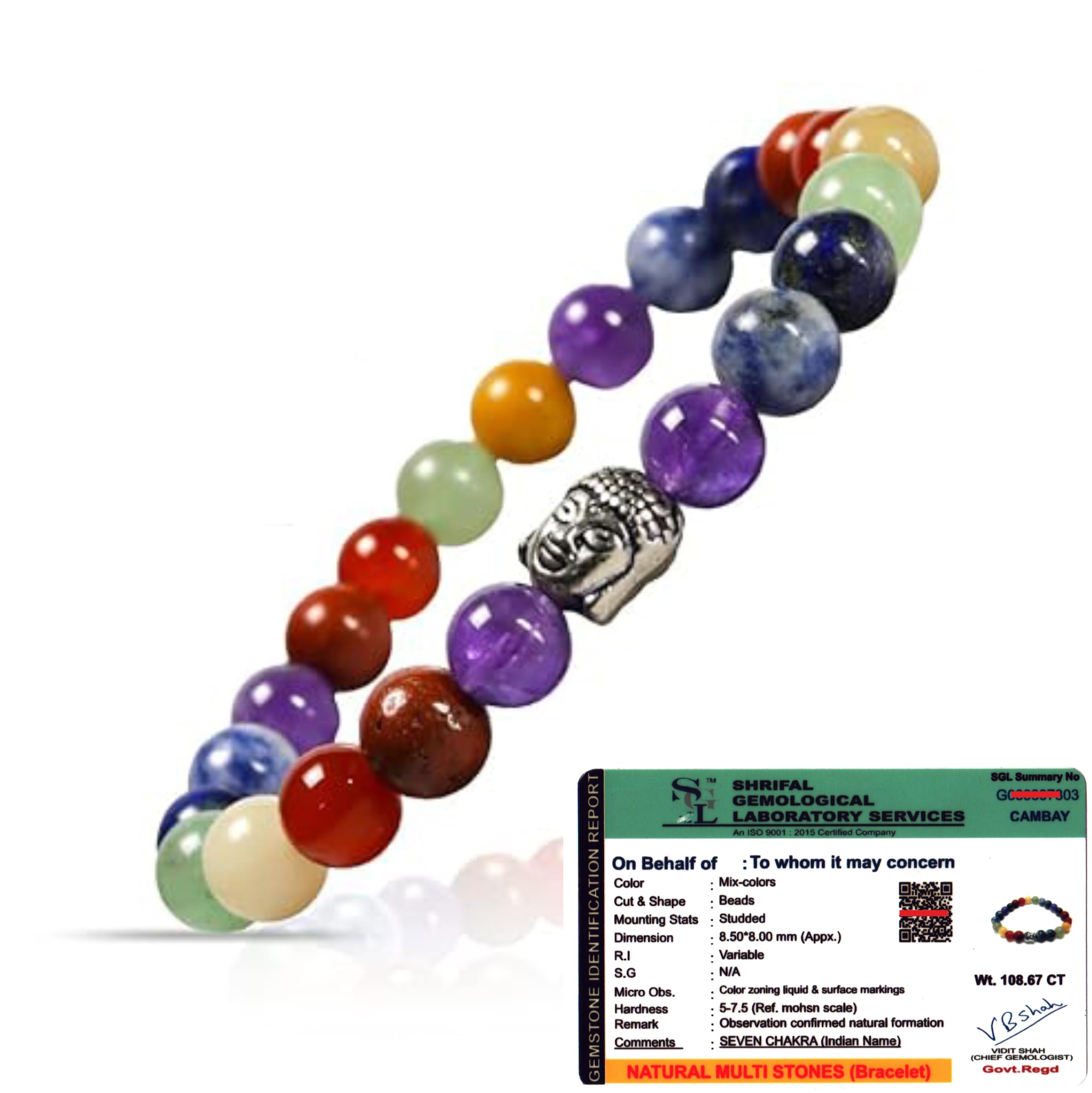 NIRVANA NATURALS - Powered 7 CHAKRA TRIPLE CARE BUDDHA Bracelet with Certificate & ONLINE VERIFICATION | Reiki Natural Crystal Healing (B0DCNXJWZG) Amazon Price History, Amazon Price Tracker