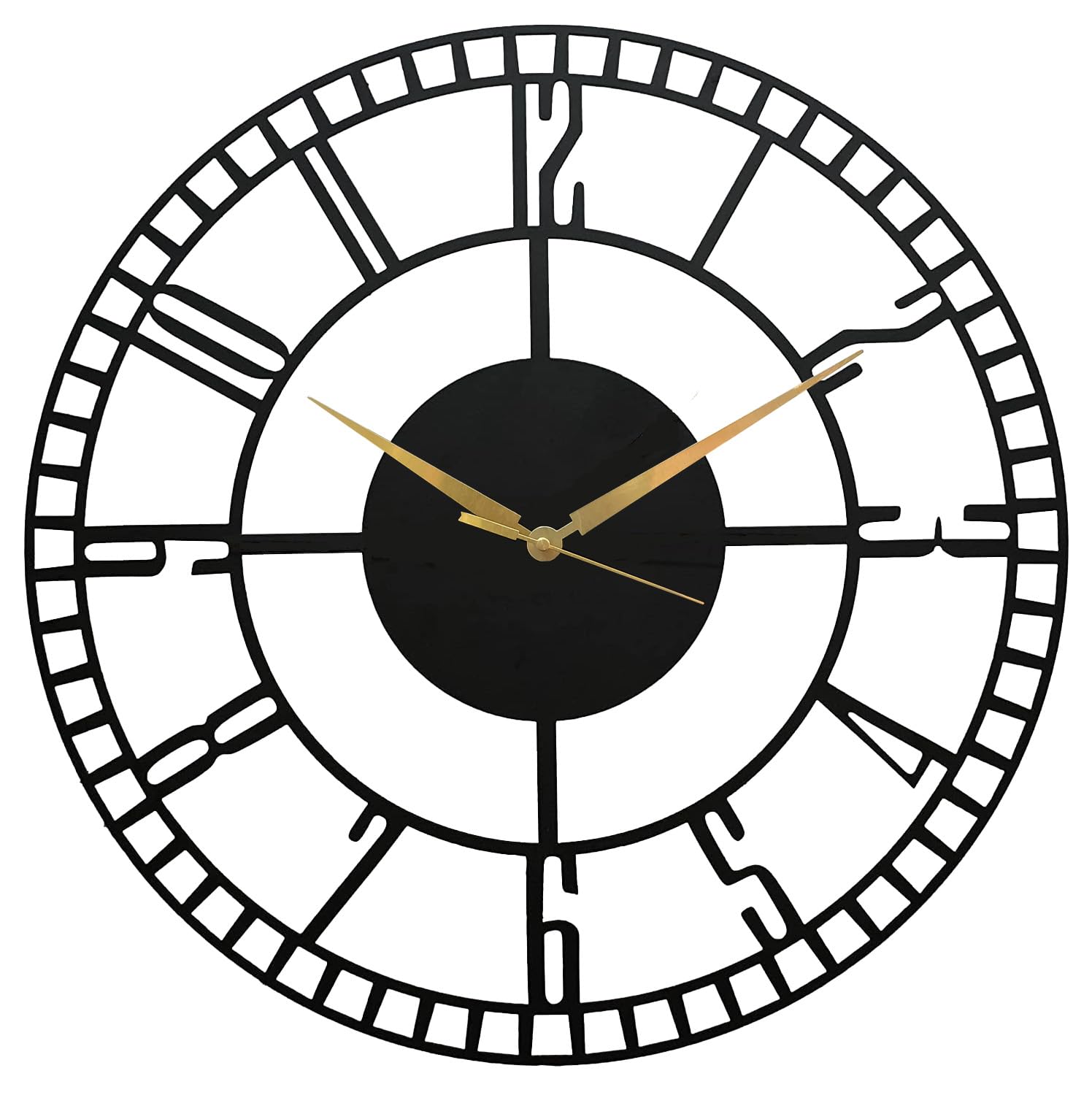 Centurian Craft Numeral Letter Metal Wall Clock for Living Room, Bedroom, Kitchen, Office, Study, Hall - Sylish for Modern House (Size - 30 CM) (B0DG2L6VHK) Amazon Price History, Amazon Price Tracker