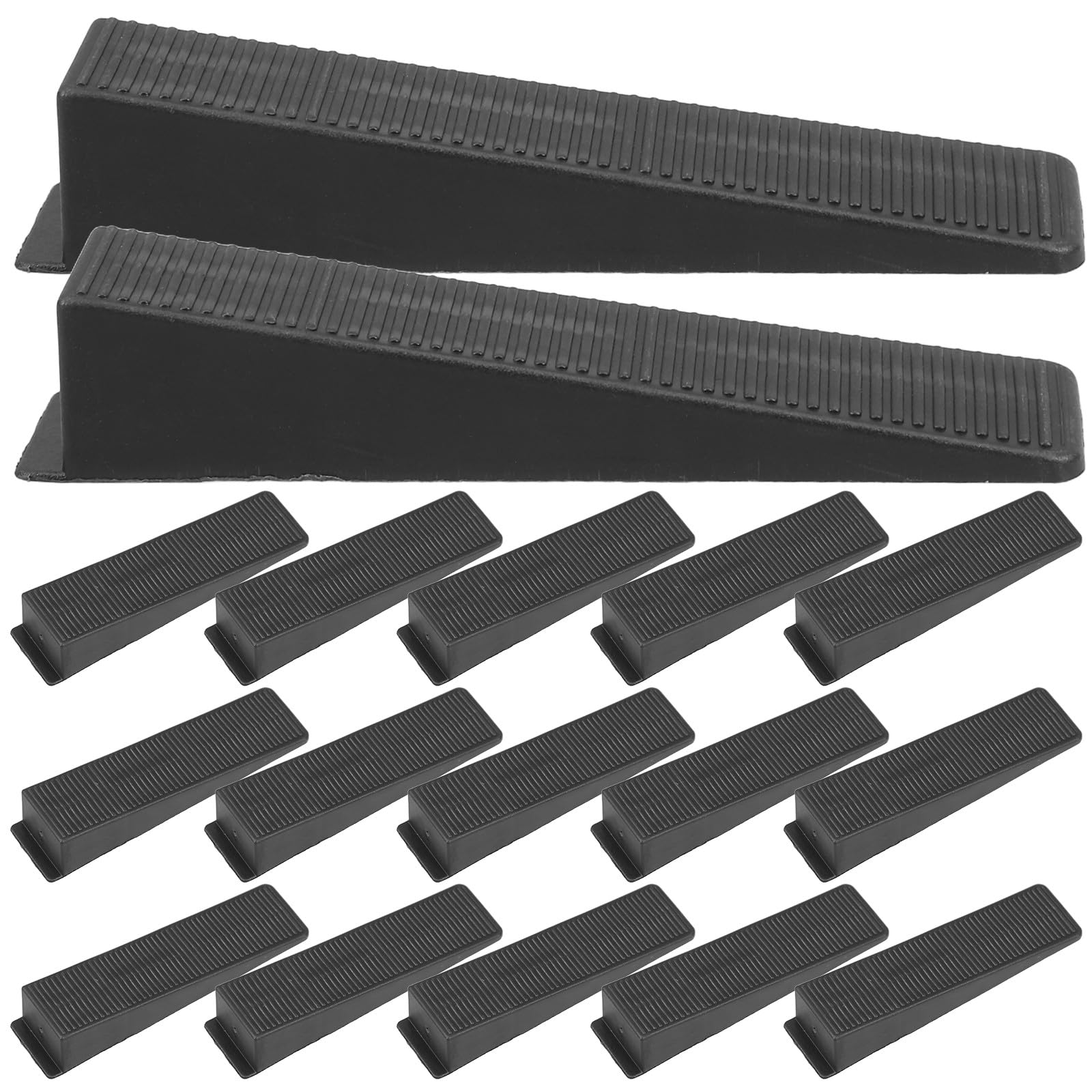 Soporte nivelador de pared y suelo para azulejos sistema negro 98 uds