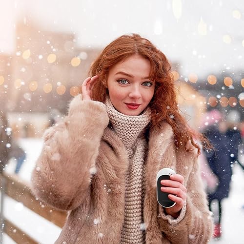 Miniatura 6 de Hand Warmers Rechargeable, 5200 mAh Electric Portable Reusable USB Pocket Power Bank 1 Pack Double-Sided Heaters for Raynauds, Golf, Dysmenorrhea,