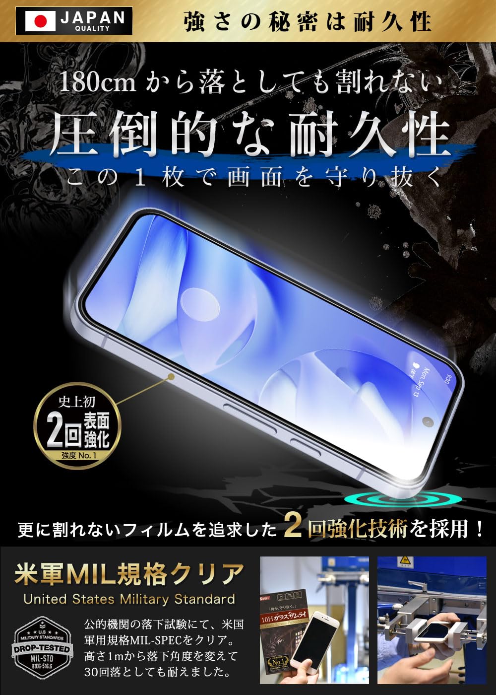 Amazon | ガラスザムライ Google Pixel 9a 用 ガラスフィルム ブルー