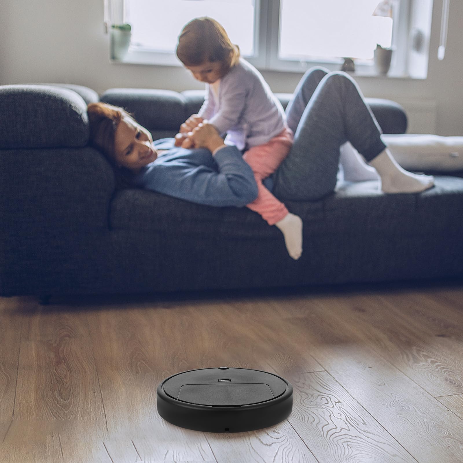 Jouet aspirateur robot pour enfants : cuisine talent jeu de rôle jouet mininature meubles de maison de poupée pour tout-petits jouets de maison de jeu
