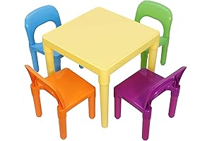 Kids Table and 4 Chairs Set: A Fun and Functional Space for Toddlers