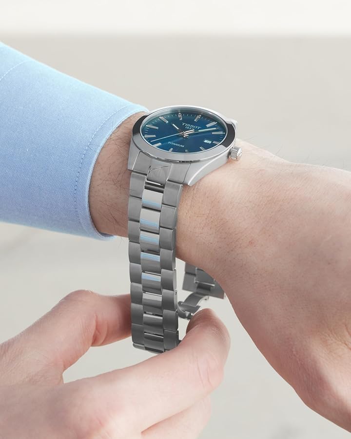 TISSOT GENTLEMAN（ジェントルマン） チタンブレスレット Amazon.co.jp: [ティソ] 腕時計 TISSOT ジェントルマン チタン