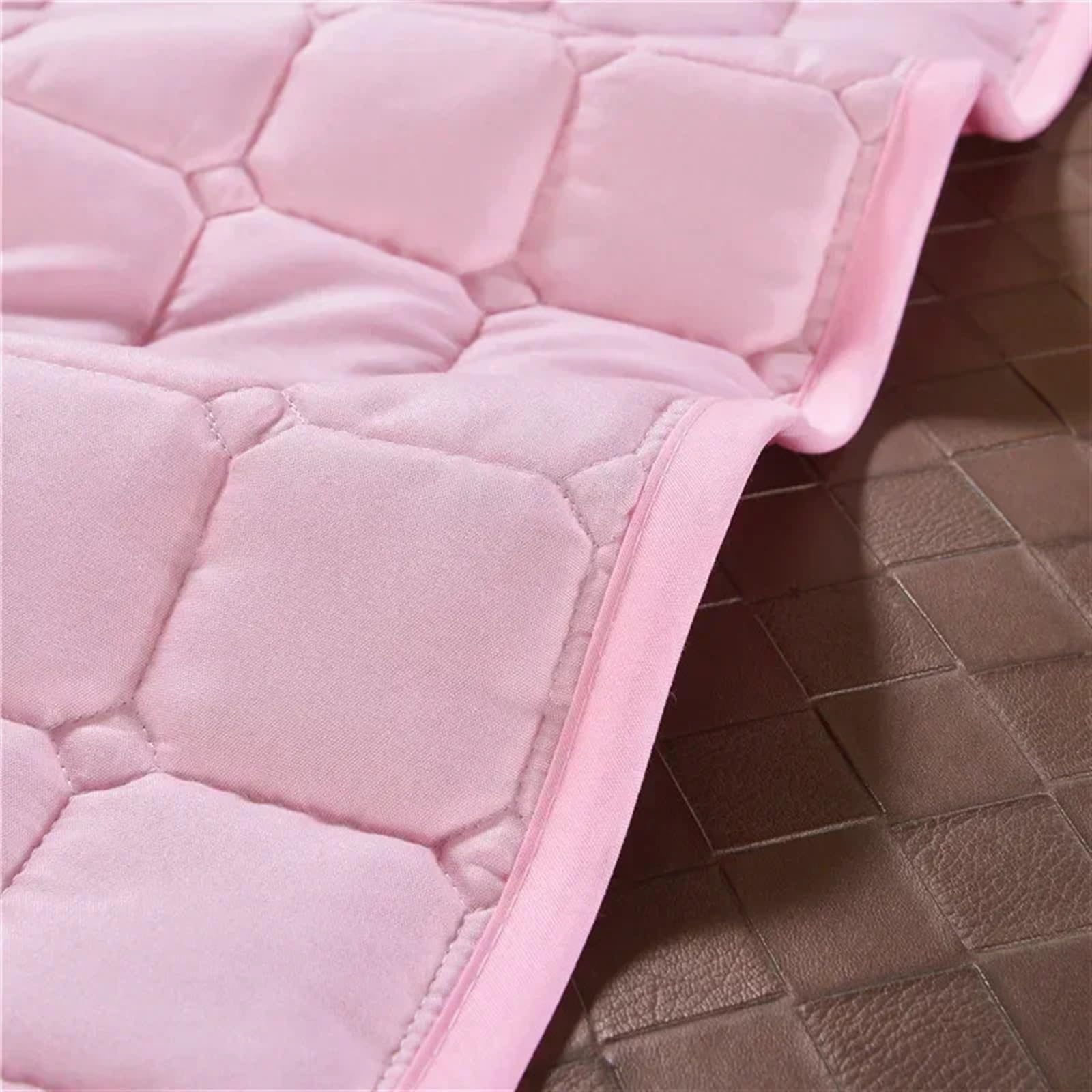 Matelas Table De Massage Ensemble De Lit De Massage SPA Avec Trous For Table De Salon De Beauté, Drap De Lit, Matelas, Plusieurs Tailles(Pink,180x60cm)