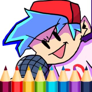 Friday Night Funkin Coloring Book For Kids