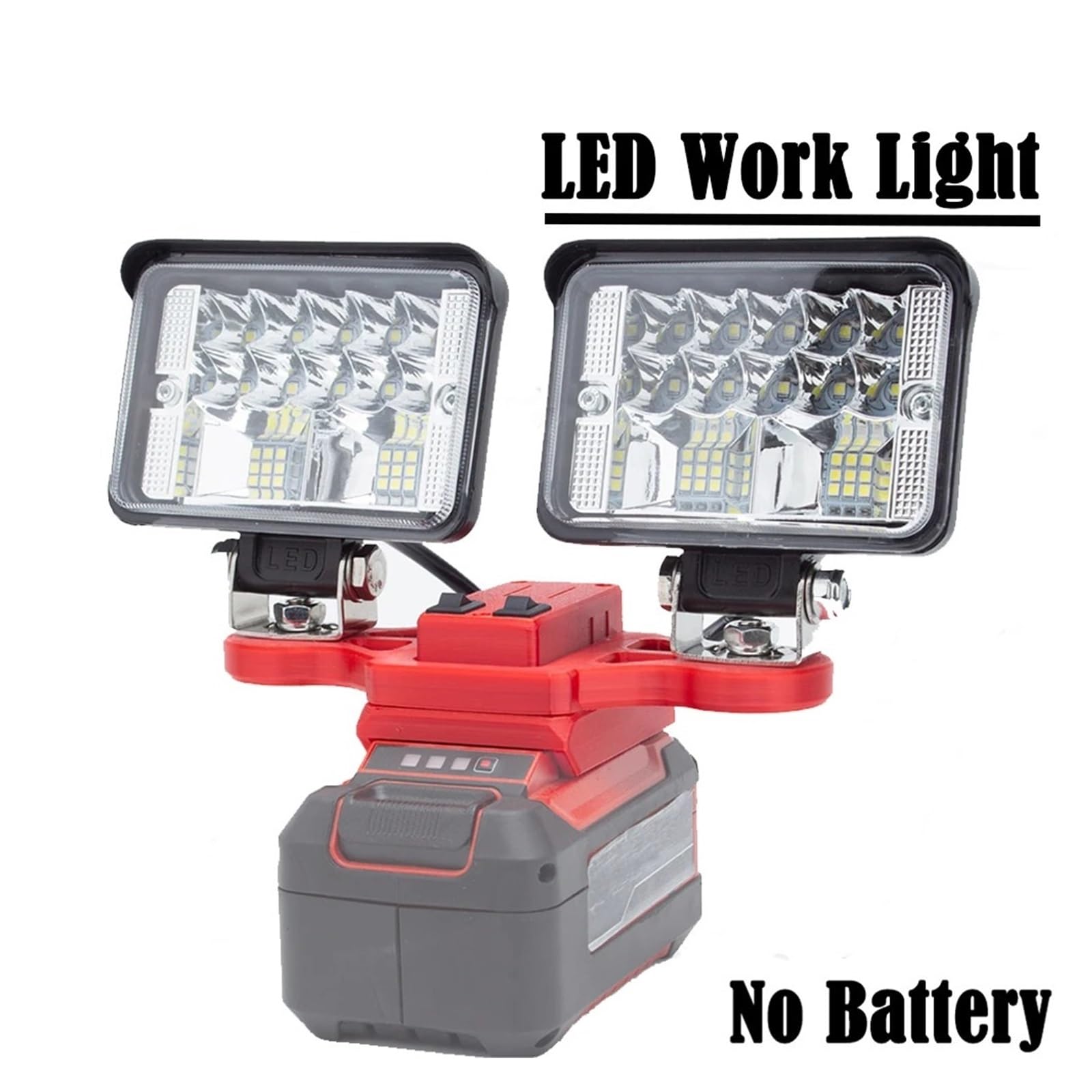 Lampa Robocza LED Na Akumulator Litowy 18 V Z USB Typu C Bezprzewodowa Praca Zewnątrz Wędkarstwo Ręczne Światło Awaryjne Super Jasne śWiatłA