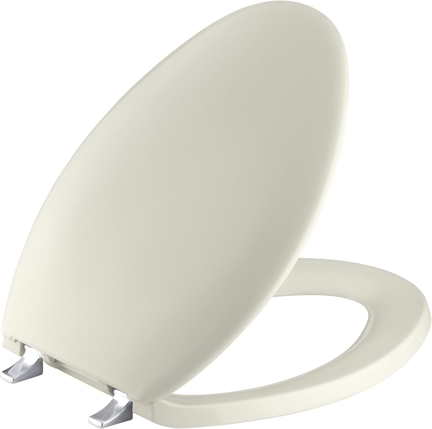 Bеѕt Cуbеr Dеаlѕ 🔥 KOHLER K-4685-CP-96 Bancroft Elongated Toilet Seat with Polished Chrome Hinges, Biscuit
