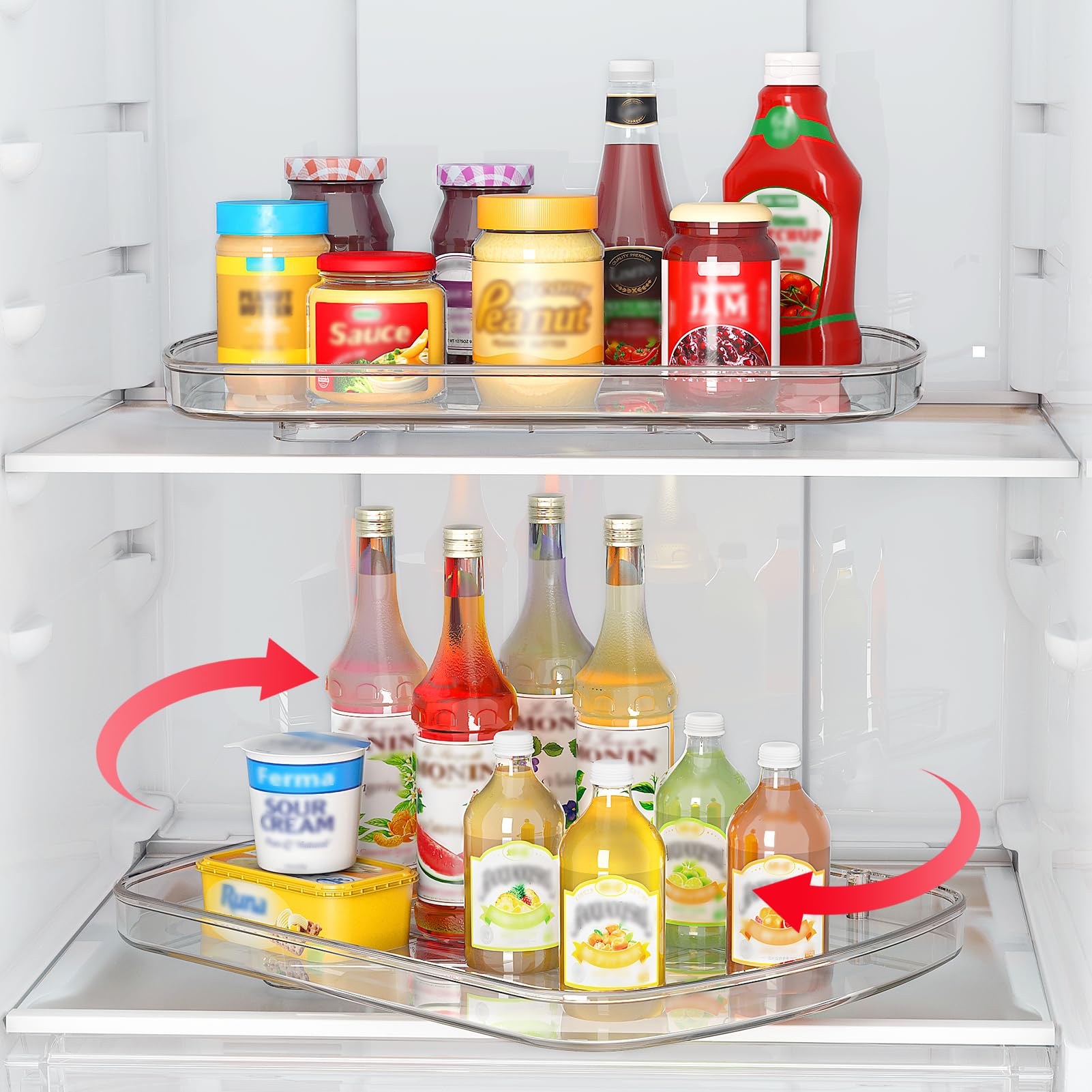 Amazon.com - SPACELEAD Lazy Susan Turntable Organizer for