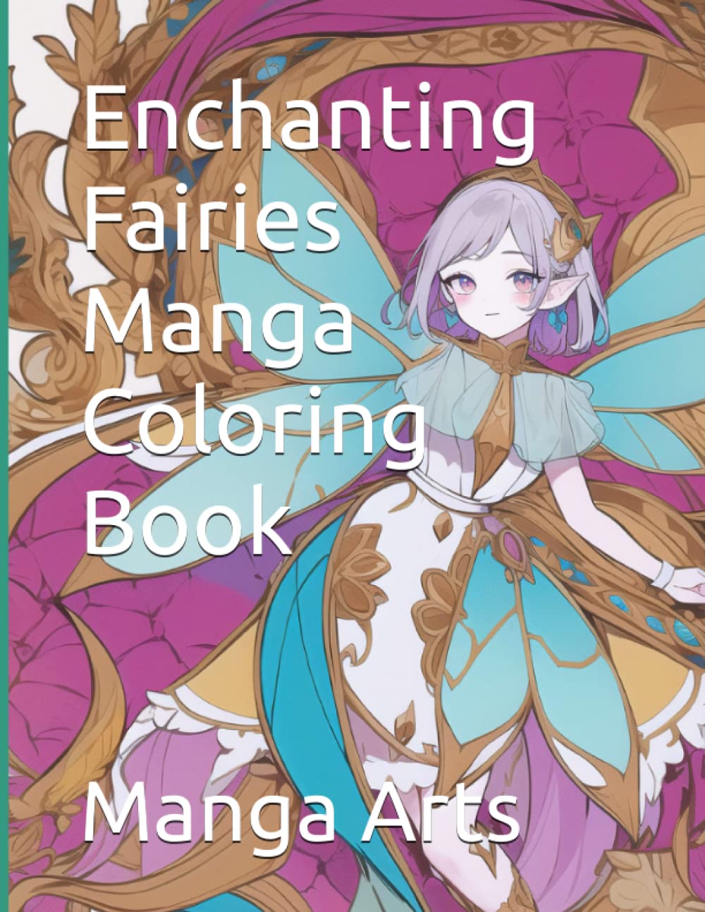 Enchanting Fairies Manga Coloring Book