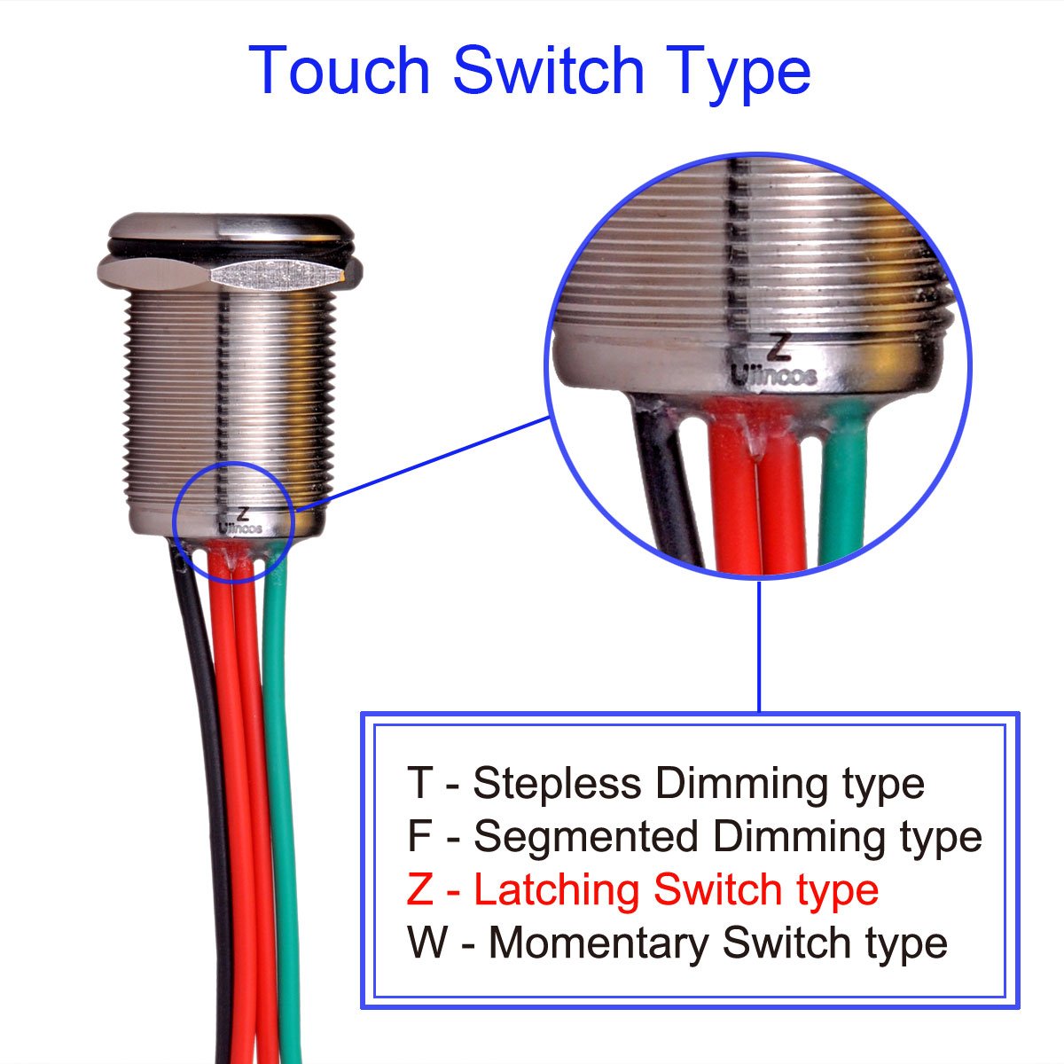 Discount Shopping Ulincos Touch Switch UT19W1 Momentary Switch DC 6V to