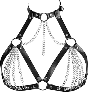 BAQOEYIILeather Bra CageStyle Shoulder StrapPunk Lahore, Karachi - Pakistan