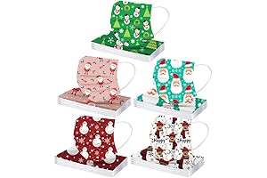 Bundle-Up for the Holidays: FOLOU's Disposable Snowman Face Masks for Adults