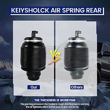 Amazon.com: KEIYSHOLCK Rear Left Air Suspension Spring, Compatible