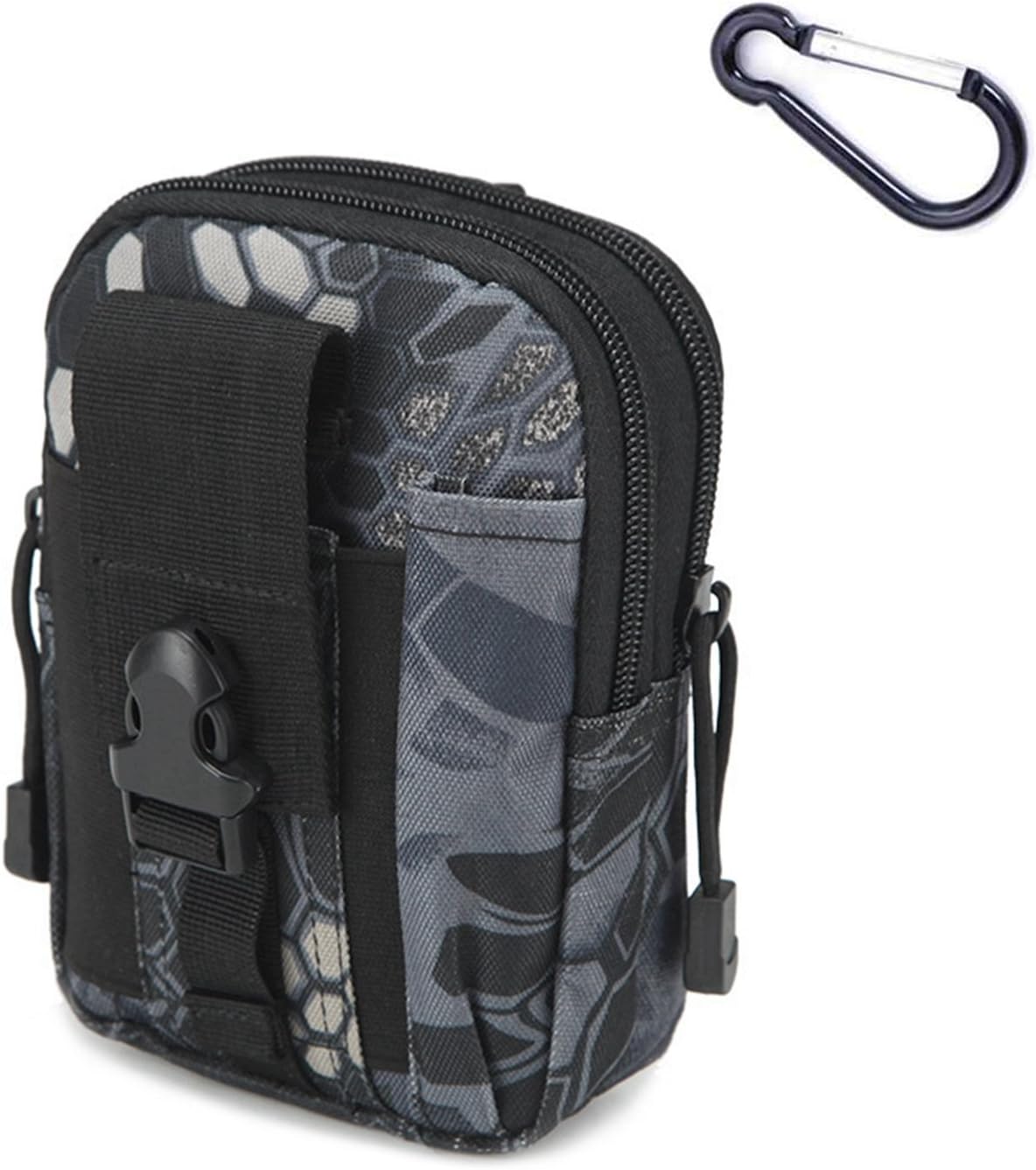 Mcdobexy Unisex Tactical Molle EDC Waistpack with Carabiner