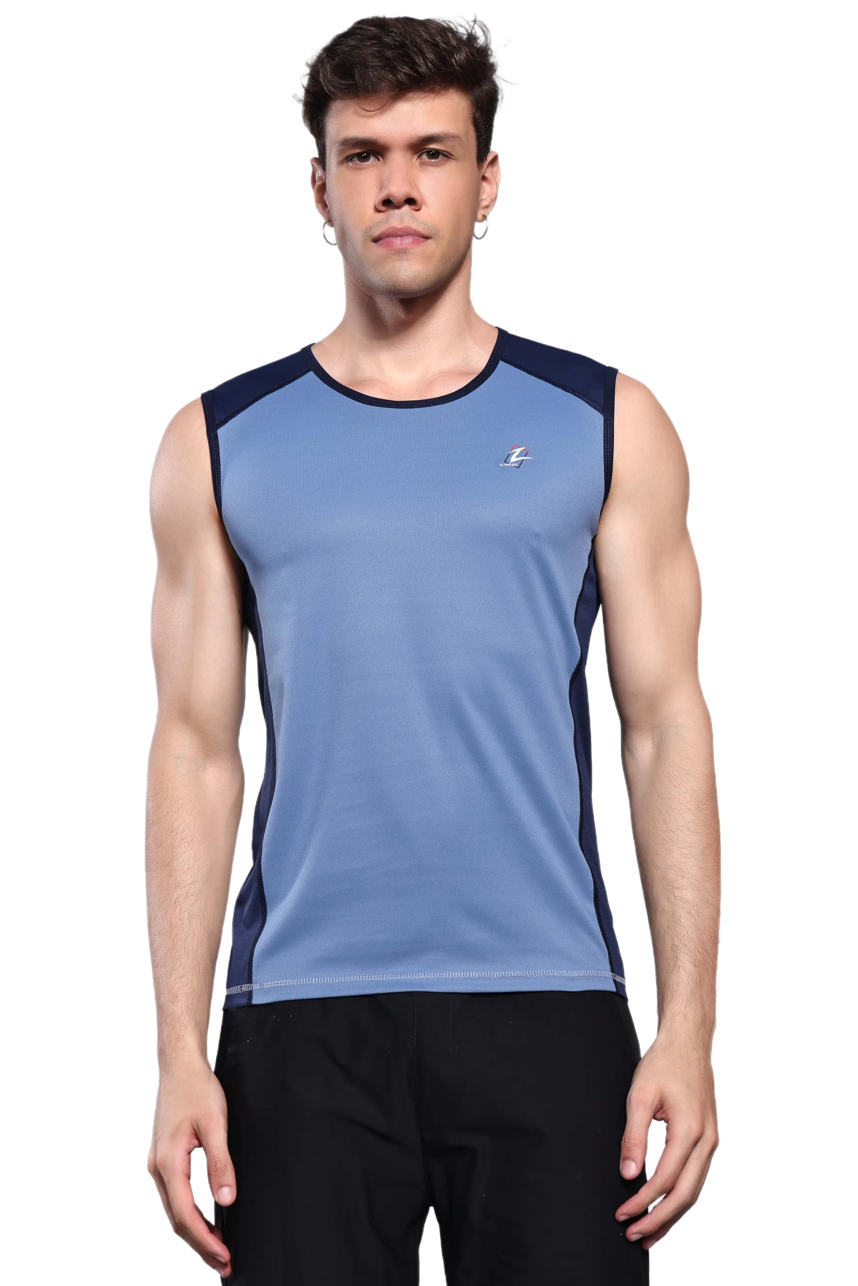 z zagros Zagros Active Wear Vest for Men-XL Blue-picture-13