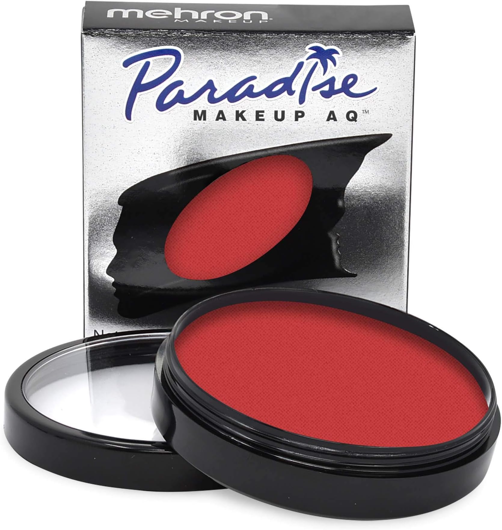 Mehron Makeup Paradise Makeup AQ Face and Body Paint Pro Size | Perfect for Special FX, Cosplay, and Halloween | Water Activated Face Paint & Body Paint 1.4 oz (40 g) (Beach Berry)