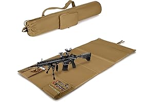 Extra Large Roll-Up Shooting Pad with Ammo Pockets