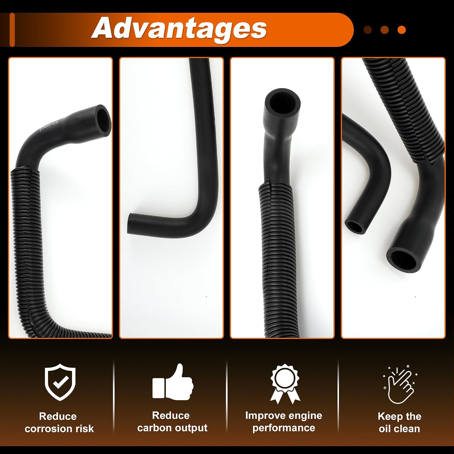 PCV Valve Vent Hose Tube Kit for Jeep Wrangler 3.8L 2008-2011