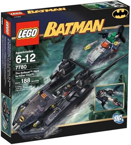 LEGO Batboat - Caza para Killer Croc